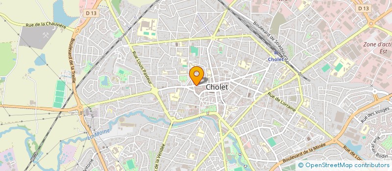 localisation de l'entreprise MONSIEUR GERARD MORAND à CHOLET