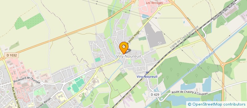 localisation de l'entreprise MONSIEUR GERARD MOREAU  MENNESSIS