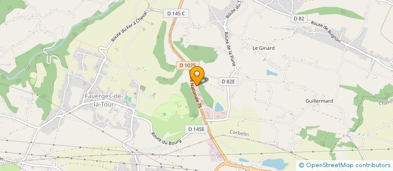 localisation de l'entreprise MONSIEUR GERARD MOREL  LES AVENIERES VEYRINS-THUELLIN