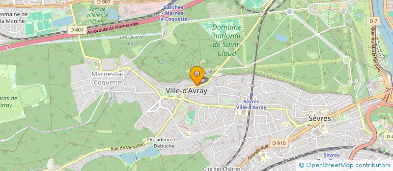 localisation de l'entreprise MONSIEUR GERARD MORIN à VILLE-D'AVRAY