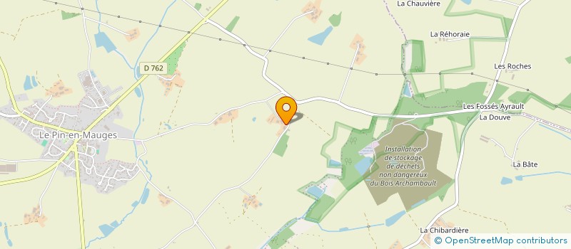 localisation de l'entreprise MONSIEUR GERARD MORINIERE  BEAUPREAU-EN-MAUGES