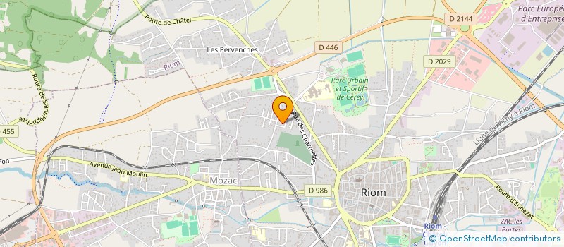 localisation de l'entreprise MONSIEUR GERARD MOSNIER  YSSAC-LA-TOURETTE