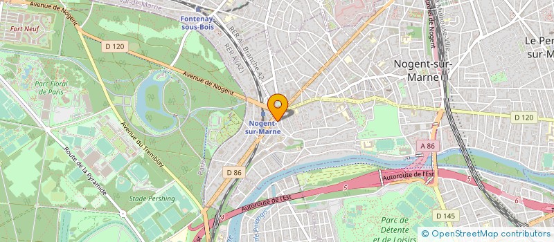 localisation de l'entreprise MONSIEUR GERARD MOSQUERA ASTUDILLO  LE PERREUX-SUR-MARNE