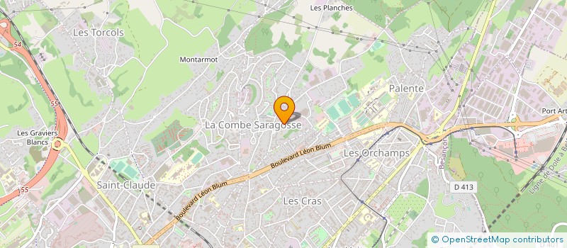 localisation de l'entreprise MONSIEUR GERARD MOUGET à BESANCON