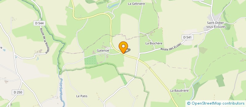 localisation de l'entreprise MONSIEUR GERARD MOUILLARD à L'OREE-D'ECOUVES