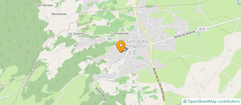 localisation de l'entreprise MONSIEUR GERARD MOUILLER  SAINT ANDRE D'APCHON