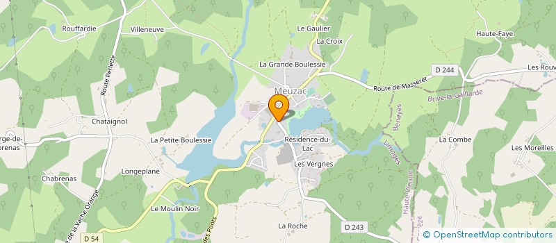 localisation de l'entreprise MONSIEUR GERARD MOULINIER à MEUZAC