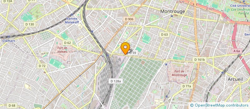 localisation de l'entreprise MONSIEUR GERARD MOUTON à MONTROUGE
