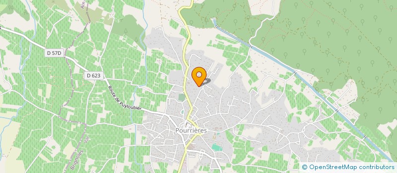 localisation de l'entreprise MONSIEUR GERARD MOUTTE à POURRIERES