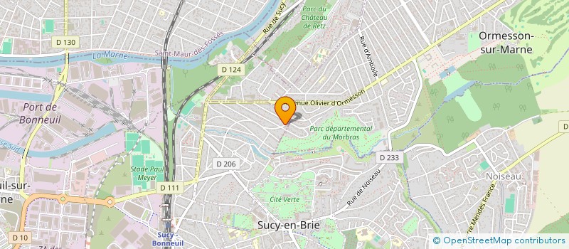 localisation de l'entreprise MONSIEUR GERARD MOYSON à SUCY-EN-BRIE