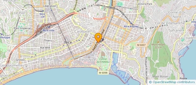 localisation de l'entreprise MONSIEUR GERARD MULLER à NICE