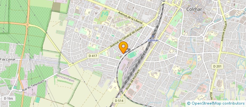 localisation de l'entreprise MONSIEUR GERARD MULLER  COLMAR