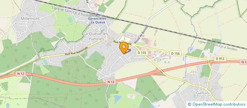 localisation de l'entreprise MONSIEUR GERARD MYARD à LA QUEUE-LES-YVELINES