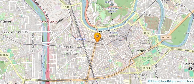 localisation de l'entreprise MONSIEUR GERARD N'KAOUA à GRENOBLE