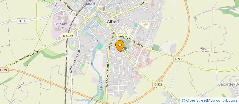 localisation de l'entreprise MONSIEUR GERARD NAILLON  ALBERT