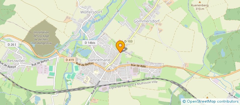 localisation de l'entreprise MONSIEUR GERARD NASS à GOMMERSDORF
