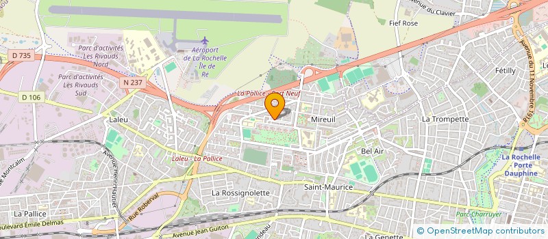 localisation de l'entreprise MONSIEUR GERARD NAUDIN à LA ROCHELLE