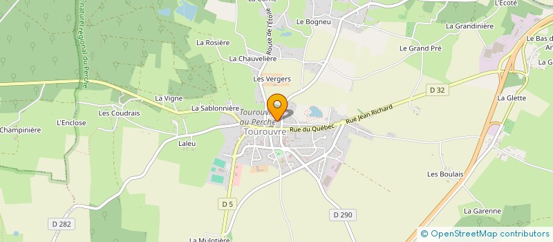 localisation de l'entreprise MONSIEUR GERARD NAUFLE à TOUROUVRE AU PERCHE