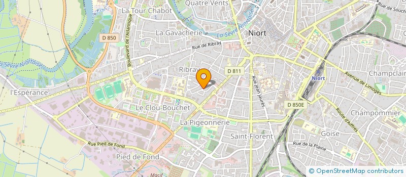 localisation de l'entreprise MONSIEUR GERARD NEBAS à NIORT