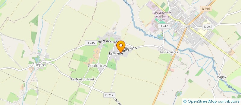 localisation de l'entreprise MONSIEUR GERARD NEGOVANOVIC à GOUFFERN EN AUGE