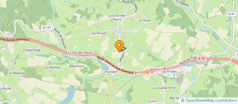 localisation de l'entreprise MONSIEUR GERARD NESME  TRIVY