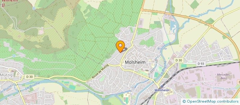 localisation de l'entreprise MONSIEUR GERARD NEUMEYER  MOLSHEIM