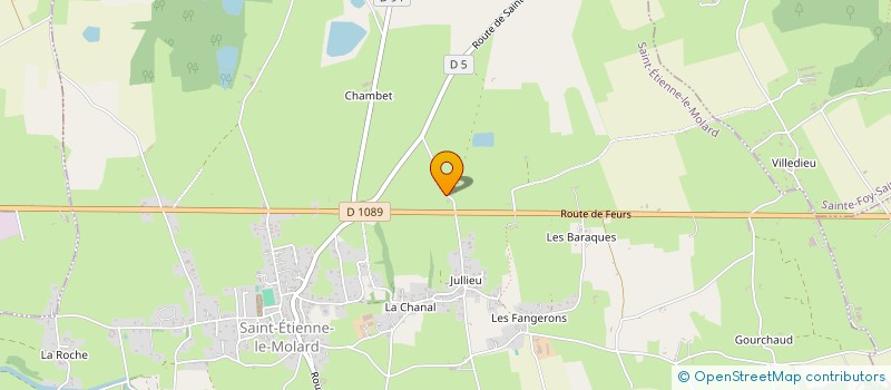 localisation de l'entreprise MONSIEUR GERARD NICOLAS à STE AGATHE LA BOUTERESSE