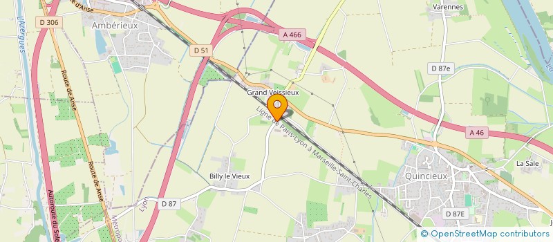 localisation de l'entreprise MONSIEUR GERARD NICOLAS  QUINCIEUX