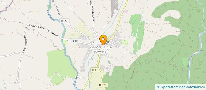 localisation de l'entreprise MONSIEUR GERARD NICOLAS  SAINT-JEAN-DE-MARUEJOLS-ET-AVEJAN