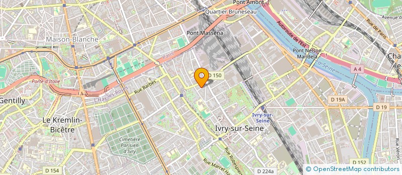 localisation de l'entreprise MONSIEUR GERARD NICOU à IVRY-SUR-SEINE