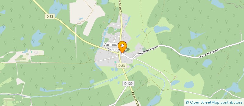localisation de l'entreprise MONSIEUR GERARD NICOURT  VANNES-SUR-COSSON