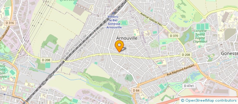 localisation de l'entreprise MONSIEUR GERARD NIGOGHOSSIAN  ARNOUVILLE