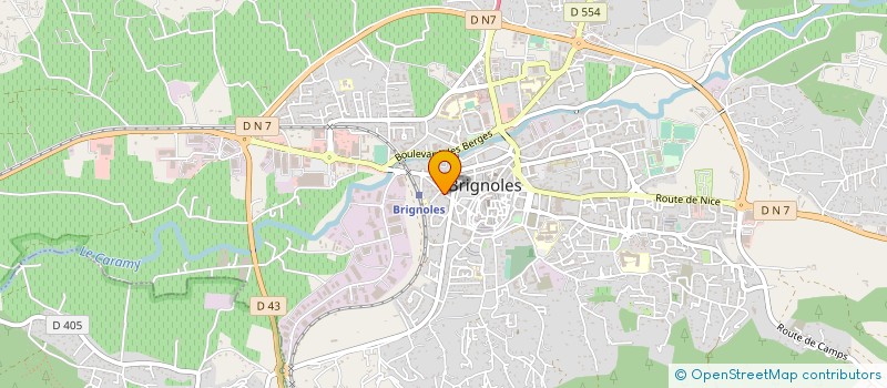 localisation de l'entreprise MONSIEUR GERARD NOBILO à BRIGNOLES