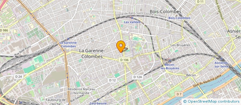 localisation de l'entreprise MONSIEUR GERARD NOEL à LA GARENNE-COLOMBES