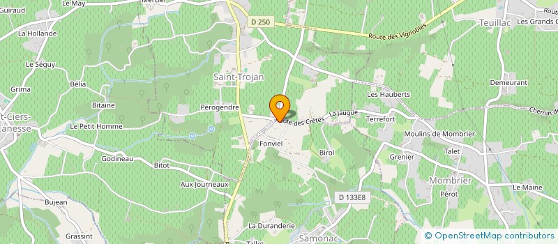 localisation de l'entreprise MONSIEUR GERARD NOEL  SAINT-TROJAN