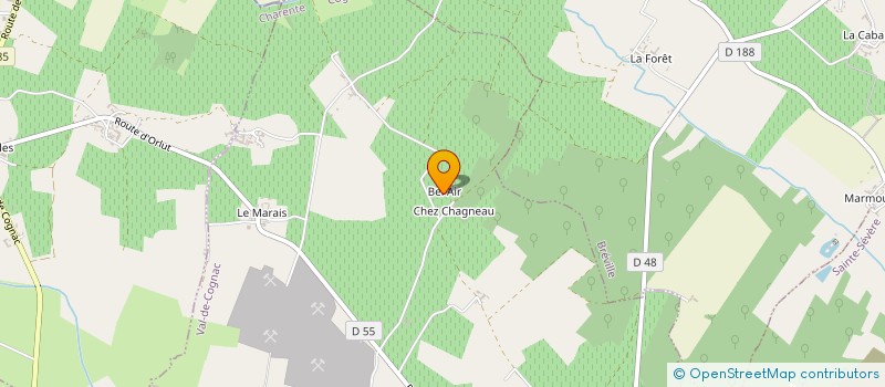 localisation de l'entreprise MONSIEUR GERARD NONY  VAL-DE-COGNAC