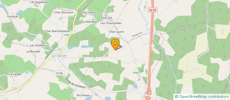 localisation de l'entreprise MONSIEUR GERARD NORMANDIN à CHANTILLAC