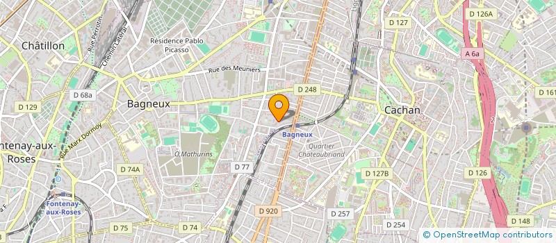 localisation de l'entreprise MONSIEUR GERARD NOSAL à BAGNEUX
