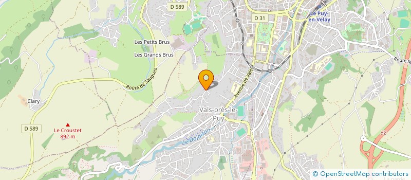 localisation de l'entreprise MONSIEUR GERARD OLLIER  VALS-PRES-LE-PUY