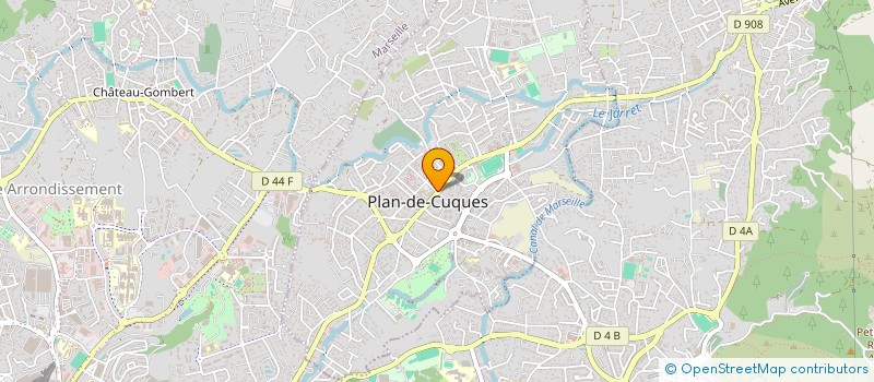 localisation de l'entreprise MONSIEUR GERARD OLLIVIER  PLAN-DE-CUQUES