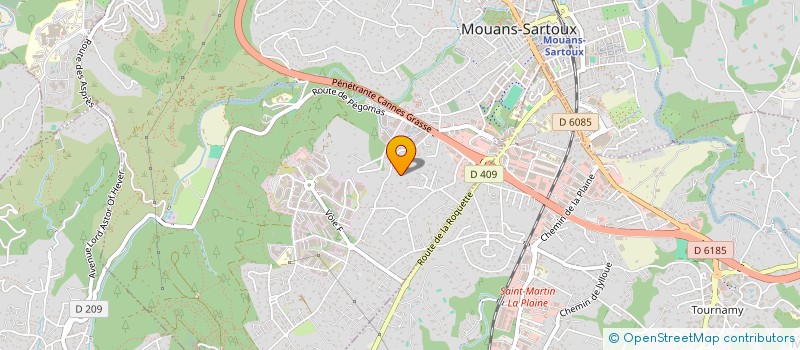 localisation de l'entreprise MONSIEUR GERARD ORSELLY  MOUANS-SARTOUX