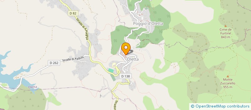 localisation de l'entreprise MONSIEUR GERARD ORSINI  OLETTA