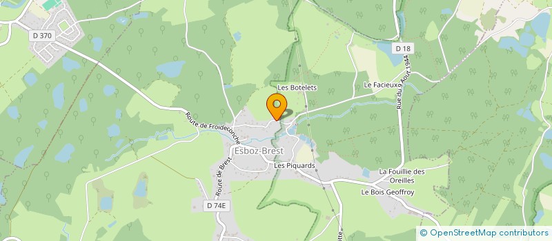 localisation de l'entreprise MONSIEUR GERARD OUDOT  ESBOZ-BREST