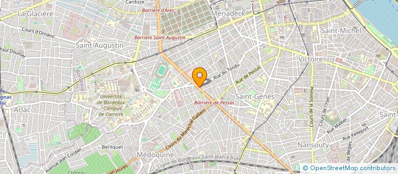 localisation de l'entreprise MONSIEUR GERARD OULDBABAALI  BORDEAUX