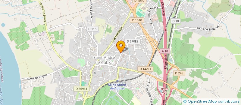 localisation de l'entreprise MONSIEUR GERARD PABLOS  SAINT-ANDRE-DE-CUBZAC