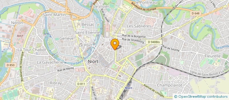 localisation de l'entreprise MONSIEUR GERARD PACAUD à NIORT