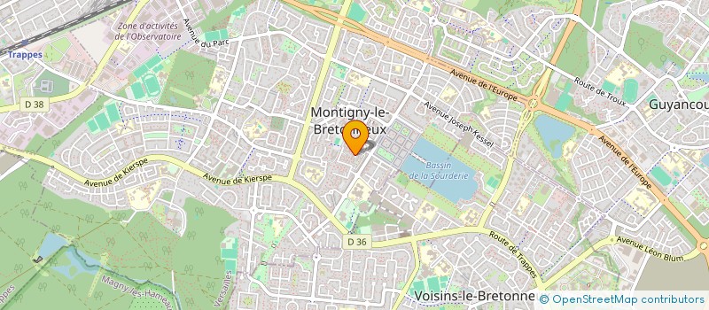 localisation de l'entreprise MONSIEUR GERARD PACHECO  MONTIGNY-LE-BRETONNEUX