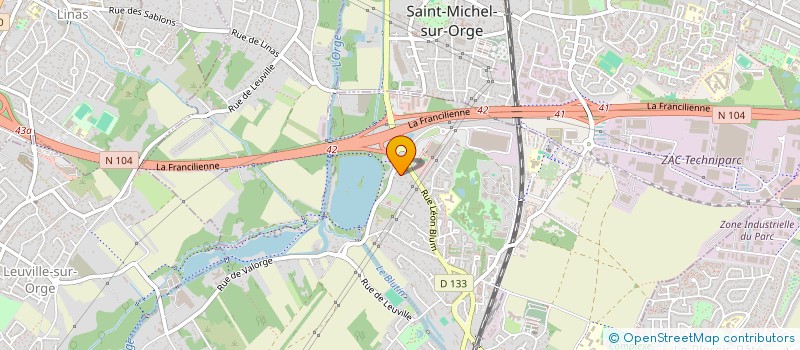 localisation de l'entreprise MONSIEUR GERARD PACHOUD à BRETIGNY-SUR-ORGE