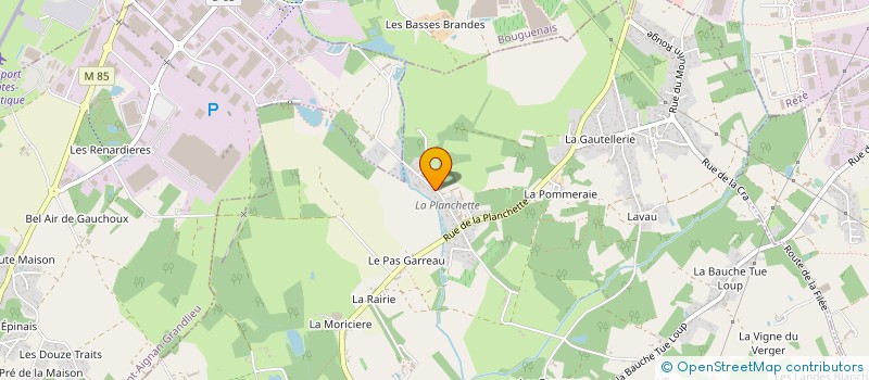 localisation de l'entreprise MONSIEUR GERARD PADIOU  SAINT-AIGNAN-GRANDLIEU