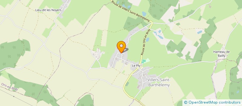 localisation de l'entreprise MONSIEUR GERARD PAILLARD  VILLERS-SAINT-BARTHELEMY